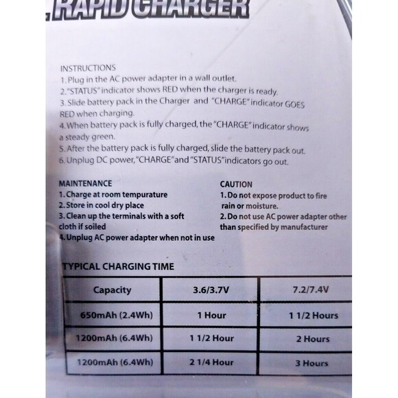 Digital Extreme Power Travel Rapid Charger For Nikon EN-EL5 - Picture 4 of 4